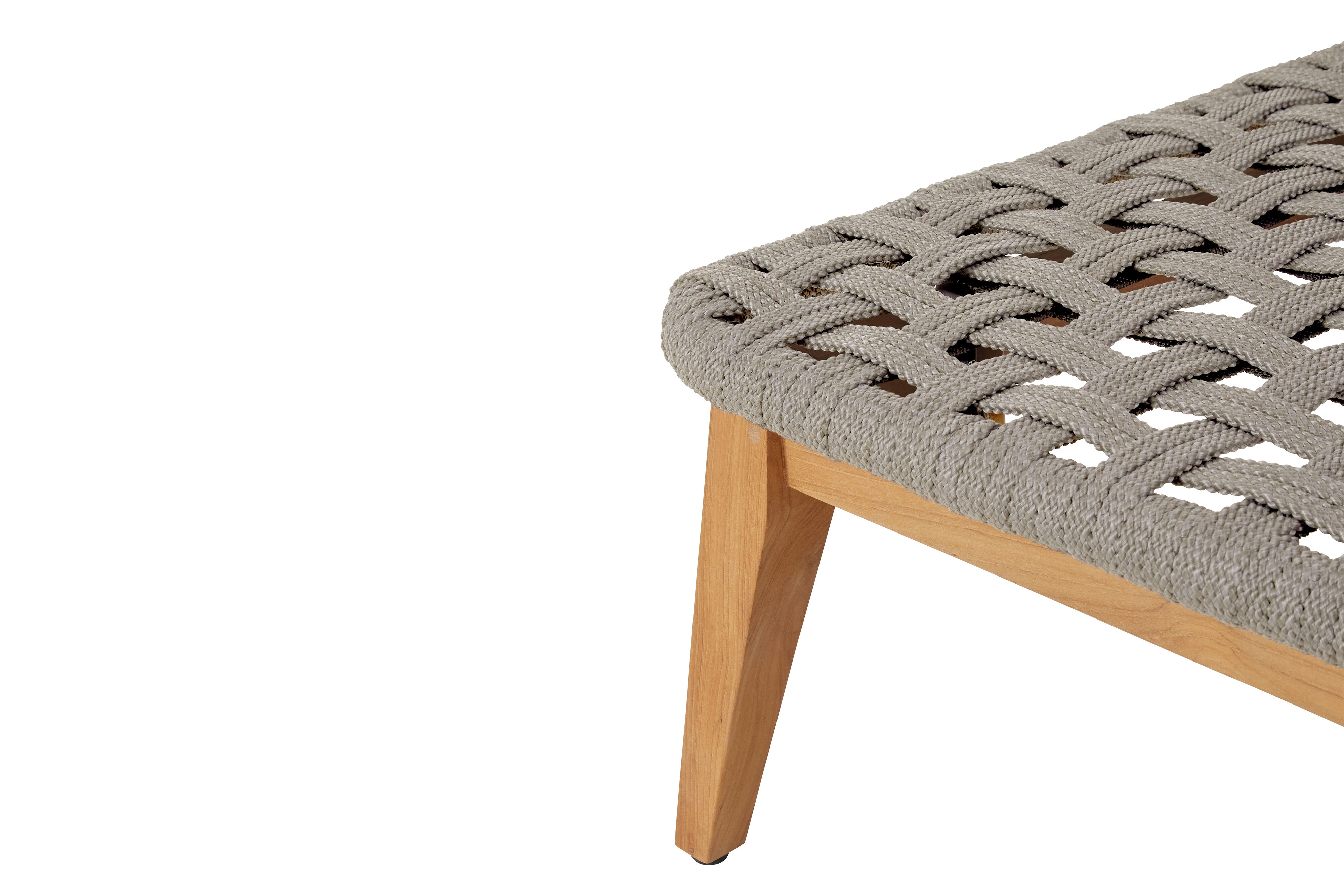Diamond Garden Modullounge Milos Light Grey lange Ecke links - TEAK